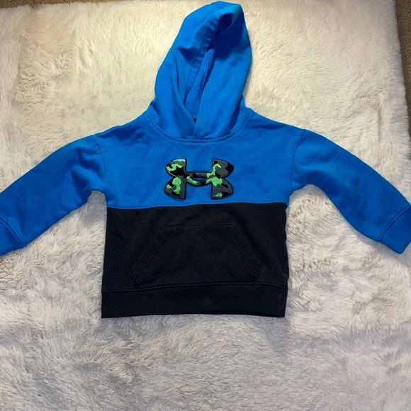 UNDER ARMOUR TODDLER HOODIE🔵🟢 - Picture 3 of 6
